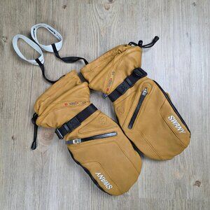 Swany Men's X-Cell Mitt Size M Leather Ski Snowboard